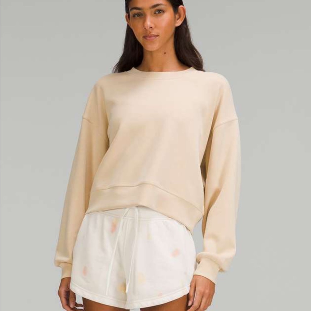 Lululemon Perfectly Oversized Cropped Crew *Softstreme